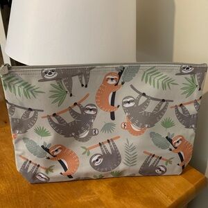 PICK ANY 3 ITEMS FOR $10 -New Waterproof Thirty One Sloth Print Zip Pouch
